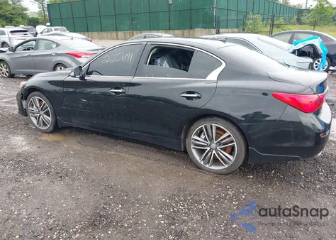 2014 Infiniti Q50 Sport from USA, damaged, VIN JN1BV7AR8EM696674